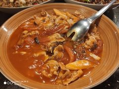 番茄锅巴肉片-华豫川酒家(大卫城店)