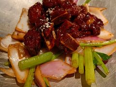 蒜香蜜汁排骨-绿茶餐厅(同成街华联店)