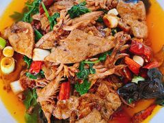 肝腰合炒-豆腐脑花