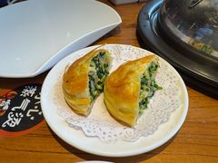 脆皮虾仁韭菜盒子-海味当家·蒸锅海鲜(中山广场创始店)