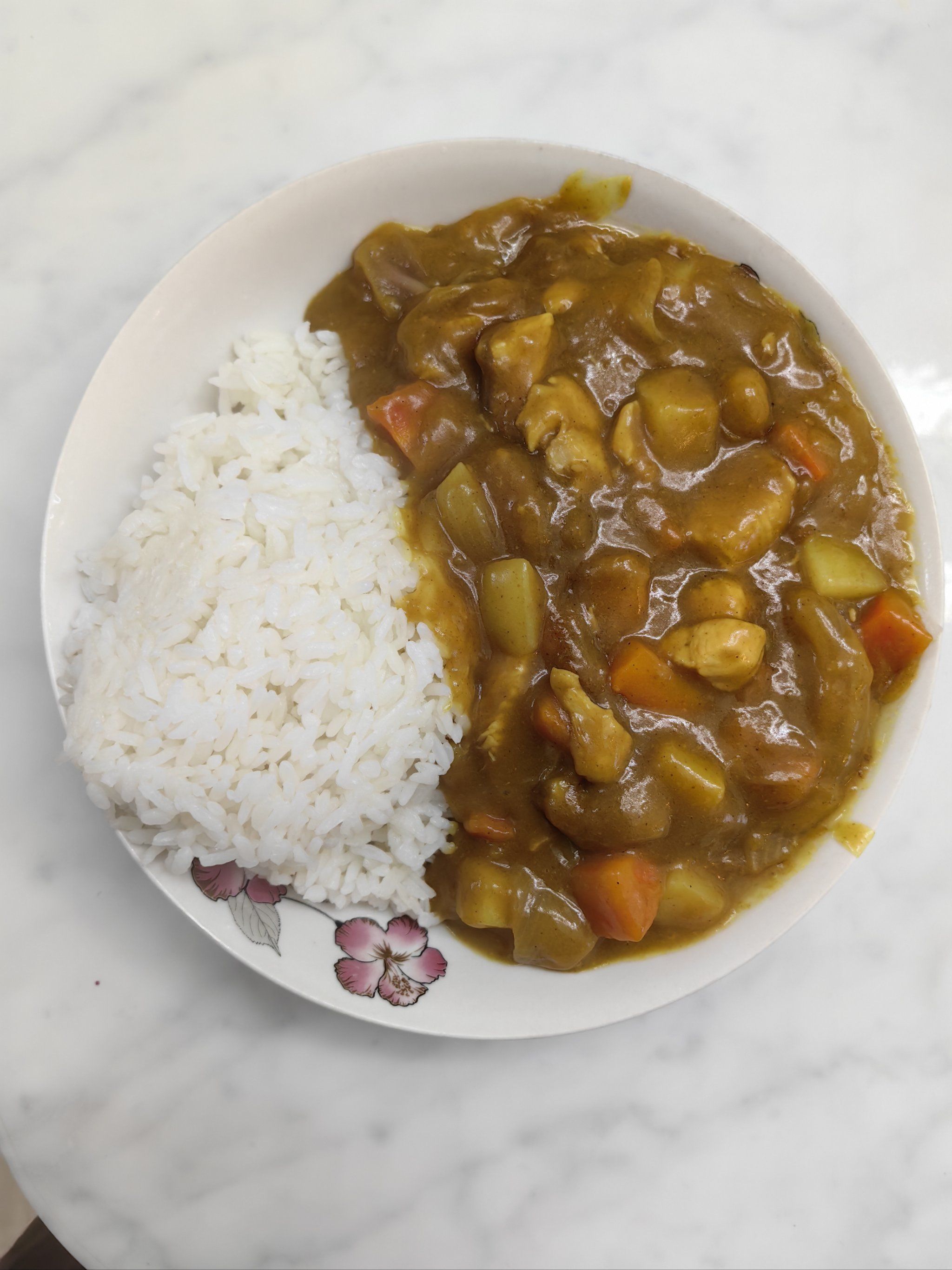 自制咖喱鸡肉饭