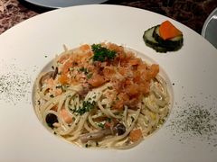 三文鱼蟹肉奶油意面-Lets burger非常汉堡·环球风味(蓝色港湾店)