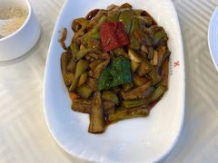 油闷茄子-怡园饭店-餐厅(四望亭店)