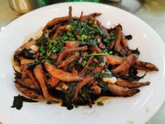 紫苏蒜头蒸山坑鱼毛-茗荔园农庄(大涌店)