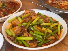 盐煎肉（蒜台）-艺味深尝(云锦路店)