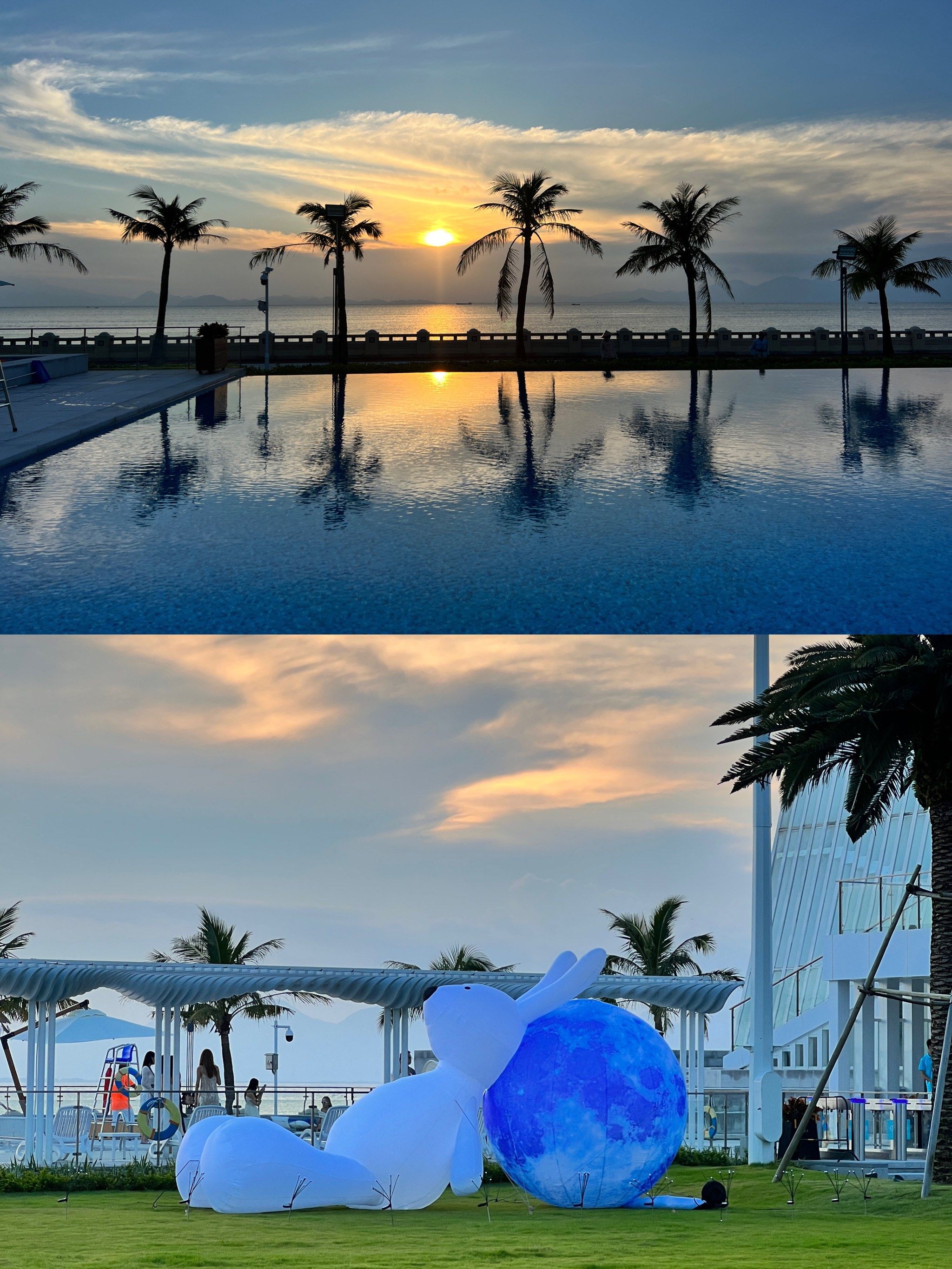 一家观看海边落日🌇的酒店