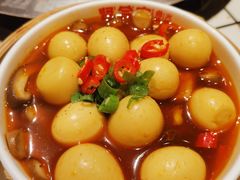 卤鹌鹑蛋-喜悦小串丹东小黄牛海鲜烧烤大排档(民主广场店)