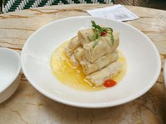 鸡汁荠菜百叶包-玫瑰厅上海菜(兴国路店)