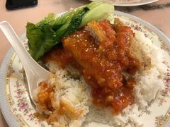 番茄酱猪扒饭-满足面(白水井大街店)