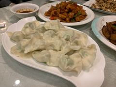 角瓜鸡蛋虾仁水饺-黄家饺子东北特色菜馆(湖滨商业街店)