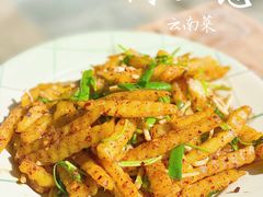 干锅土豆丝-缘生态云南菜·野生菌庭院餐厅(华侨城店)