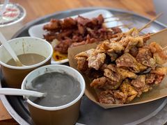 炸肉串-谢怀亮芝麻茶