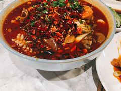 海鲜毛血旺-悦海·家宴·冰花皮皮虾大锅贴(宝龙店)