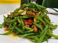 扁豆牛肉丝-紫光园·烤鸭·小馆(李老新村店)