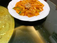 鱼饼炒年糕-桃园中华料理炸酱面(燕儿岛路店)