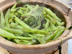 虾酱啫通菜-天宝食坊·啫啫煲大排档(西华路店)