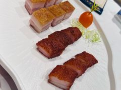 脆皮叉烧拼烧肉-顺德渔村(华侨城店)
