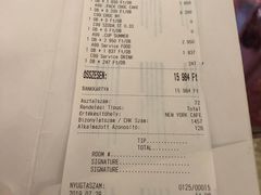 账单-纽约咖啡馆