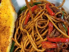 黑椒牛柳炒意面-魏斯理汉堡(西安沣东吾悦店)