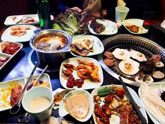 -九寸花汀海鲜烤肉自助(中东迪克店)