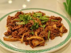 辣拌牛肉配蘑菇-华天延吉餐厅(西四总店)