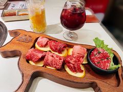 M9和牛牛身拼盘干式熟成-赤坂亭M9和牛烧肉·日料398放题(万达店)
