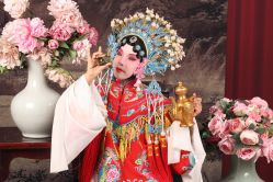 -后宫·古装汉服京剧儿童亲子全家福摄影