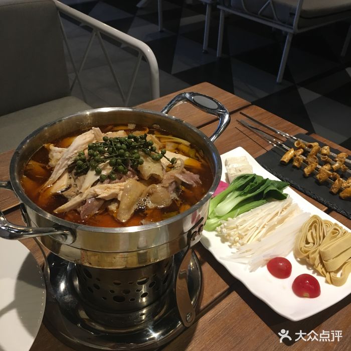 椒麻鸡火锅