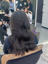 点击看大图 -藤野造型烫发染发