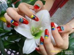 9.5欧美式-星美甲