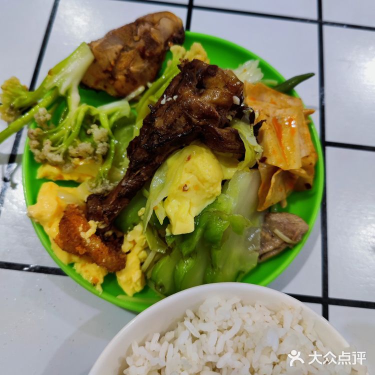 重庆南岸15自助快餐，20种菜，吃的饱饱的