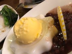 椰子布丁配冰淇淋-香港表哥茶餐厅(银泰百货店)