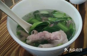 Pork Intestine and Pork Noodle Soup