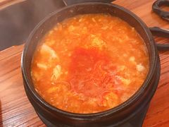 辣豆腐汤-万兴佳烤肉·长白山老味道(宏泰广场店)