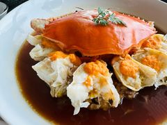 花雕肉碎蒸膏蟹-广州柏悦酒店·悦景轩·粤菜餐厅