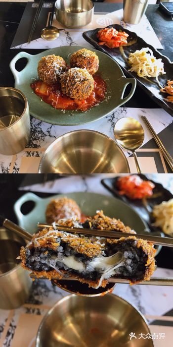 KCOOKING概念韩餐(世茂52+店)墨鱼芝士饭团图片