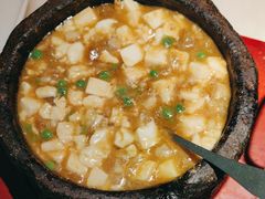 鸡汤虾仁豆腐-绿茶餐厅(南方商城店)