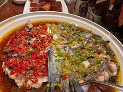 双色蒸鱼头-翠清酒家(万丰路店)