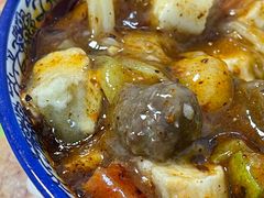 搅拌好肉丸糊辣汤-刘老虎肉丸糊辣汤(总店)
