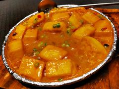 招牌铁板财神豆腐-望乡楼上海菜(日月光店)