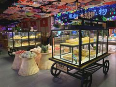 面包甜点陈列柜-蓝鲸湾汤泉(包河店)