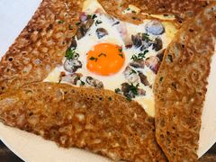 鸡蛋蘑菇熏肉荞麦可丽饼-RAC BAR(安福路店)