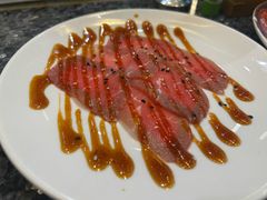 半熟牛肉刺身-渔荷食町·铁板烧料理(崂山万象汇店)