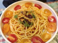 甜椒番茄冷汁意面-鼓楼吃面·肉啃肉(南锣鼓巷店)