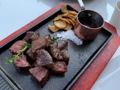 炭烤安吉斯极佳牛排-野萃山·潮汕厚果汁(十亩地店)