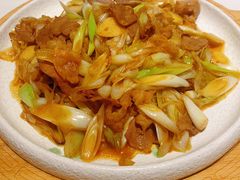 葱爆羊肉-渝信川菜(工体店)