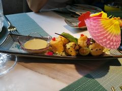 和风玉子豆腐-蜜桃花开·中西融合菜E&W(南长街店)