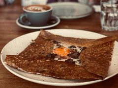 鸡蛋蘑菇熏肉荞麦可丽饼-RAC BAR(安福路店)