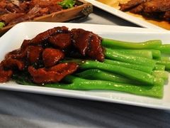 芥蓝牛柳&nbsp;-106餐厅(山水文园店)