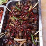 「辣炒花甲」花甲味道可以，但是空壳子太多了
